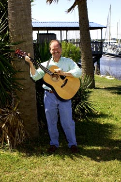 Will Roberson entertains at Emerald Princess dock.jpg